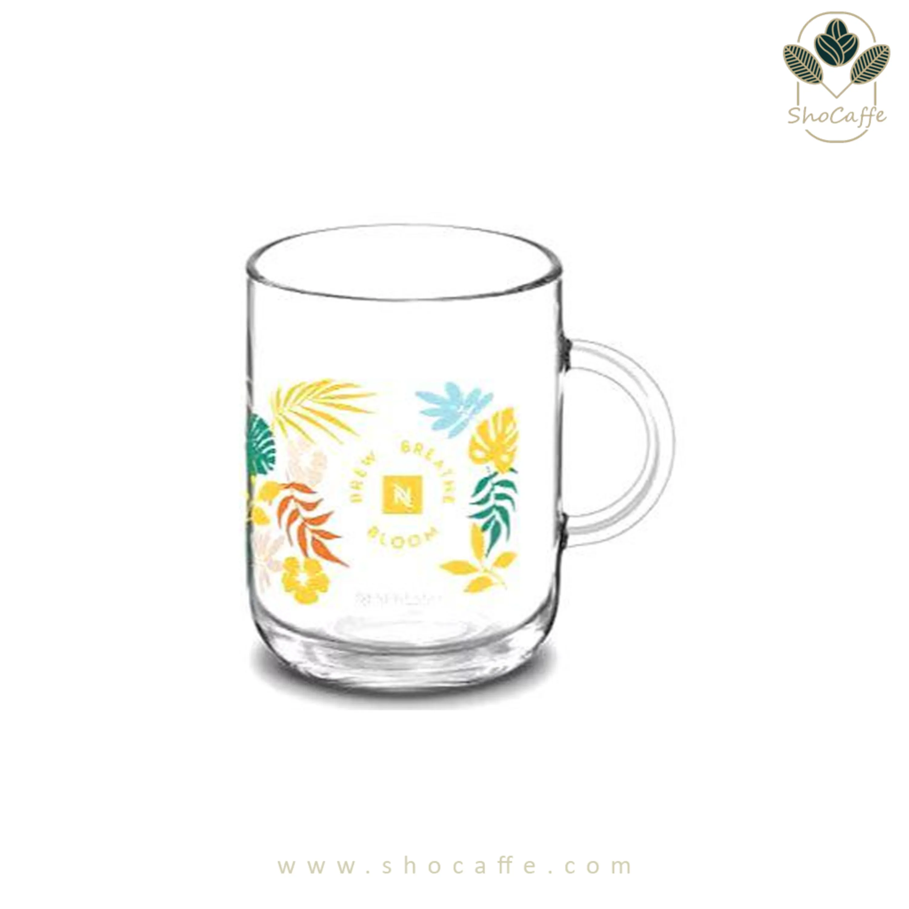 ماگ قهوه نسپرسو لیمیتد ادیشن مدل Brew Breathe Bloom- ساخته شده از شیشه سکوریت